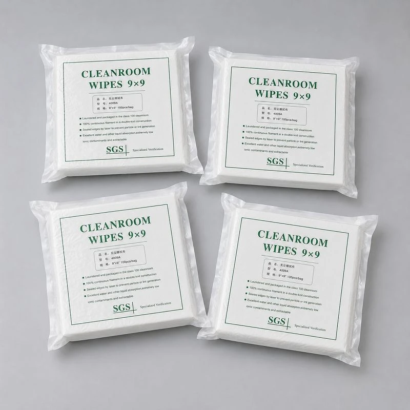 4 packs of Cleanroom Wipes 9x9